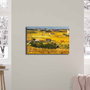 Wallity Cuadro sobre lienzo La cosecha de Vincent Van Gogh 45 x 70 cm